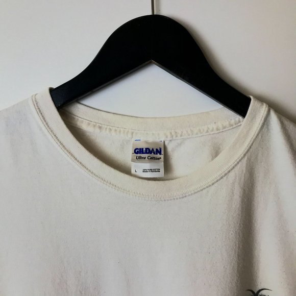 2007 Gildan Ride Sturgis Press Party T Shirt 00s Adult White L Large Graphic Tee - Picture 8 of 16